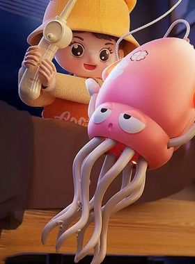 Electric Dancing Squid Auto-Sensing Obstacle Avoidance Elect