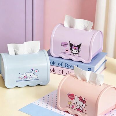 Hello Kitty Tissue Box, Cartoon Kuromi & Cinnamon Dog Patter