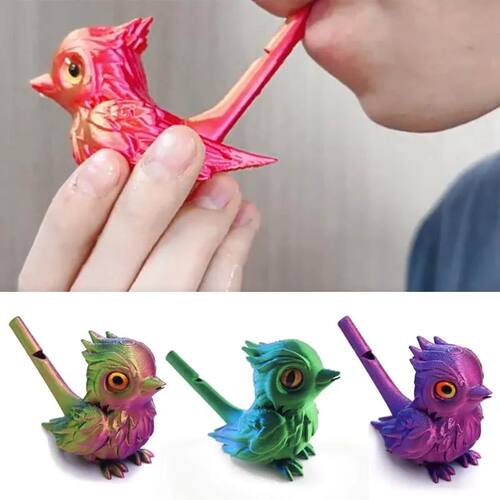 3D Water Bird Whistle for Infants Children Toys Bird's Call