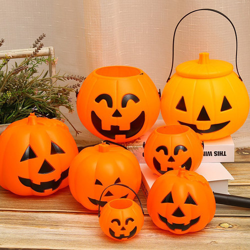Halloween 7cm 11cm 16cm Pumpkin Basket Halloween Decorations