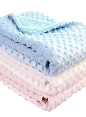 Autumn Winter Fleece Blankets for Babies Newbown Baby Swaddl