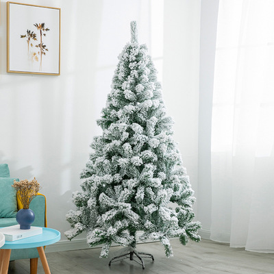 white snow spray flocking Christmas tree artificial snow sim