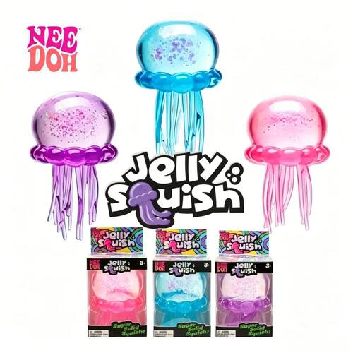 nding Nee Doh Jellyfish Cube Squish Toy, Maltose Syrup Fille