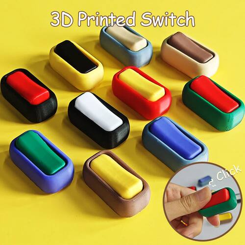 3D Printed Switches Fidget Toy Pop Fidget Toy Click Toy for
