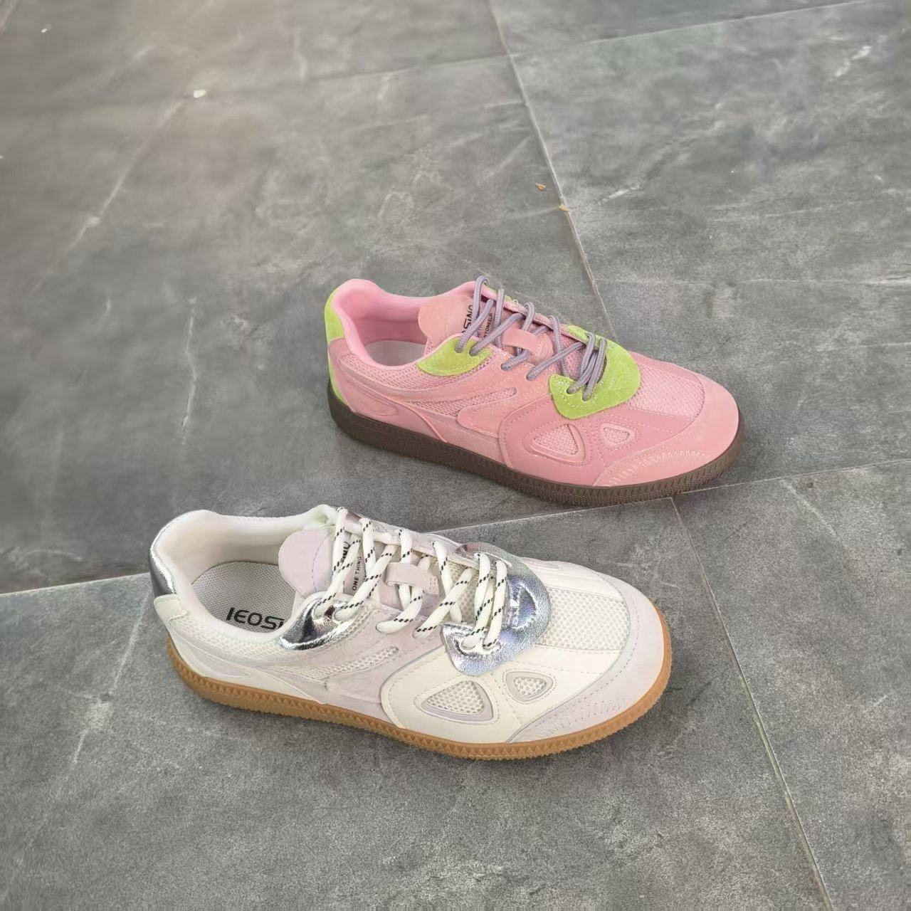 481642112佰诗奴早春新款2026平底防滑休闲简约时尚百搭德训鞋女,女鞋,德训鞋,淘宝优惠券,粉丝福利购,淘宝优惠卷