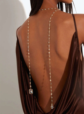 欧美流苏项链身体链后背链女