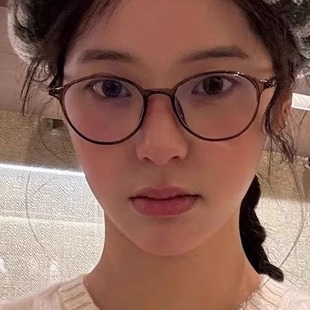 CDLM陈大刘芒 欧阳娜娜圆框超轻近视眼镜TR90可配高度数散光素颜