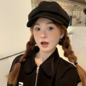 CDLM陈大刘芒 大头围八角帽简约基础日常显脸小方圆脸 百搭基础款