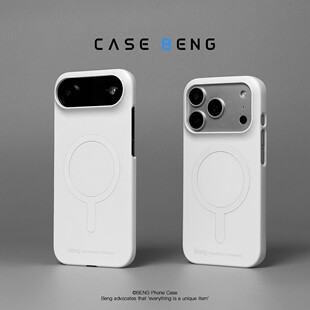 BENG原创Imperfection Is Perfection苹果17ProMax手机壳简约适用iPhone17AIR菲林硬壳白色磁吸17Pro新款