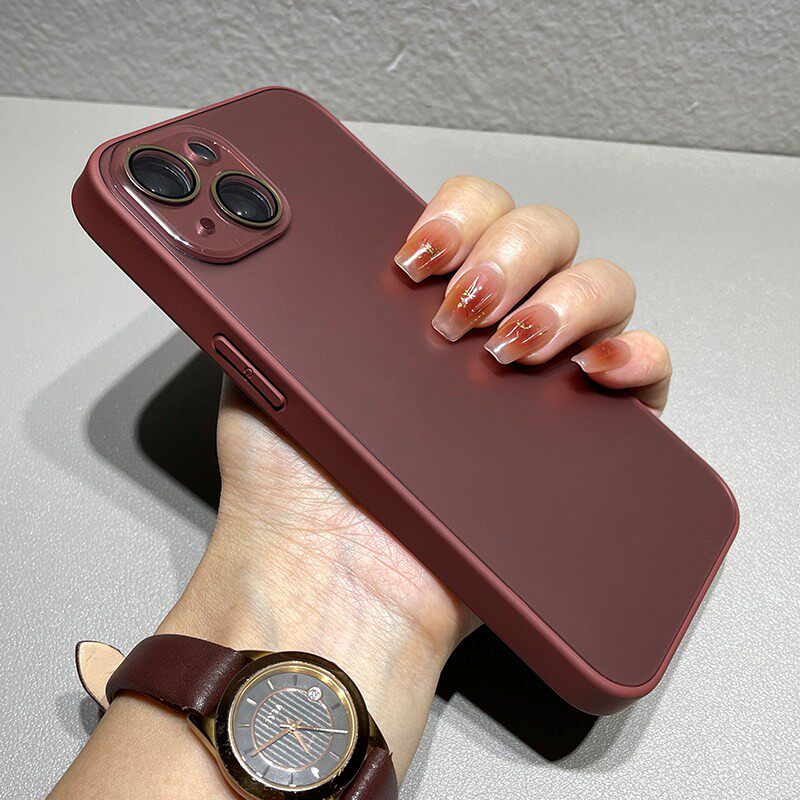 镜头全包适用iPhone13手机壳红色苹果14pro网红爆款14新款15promax小众16pro防摔13PM2025高级感11保护套12女