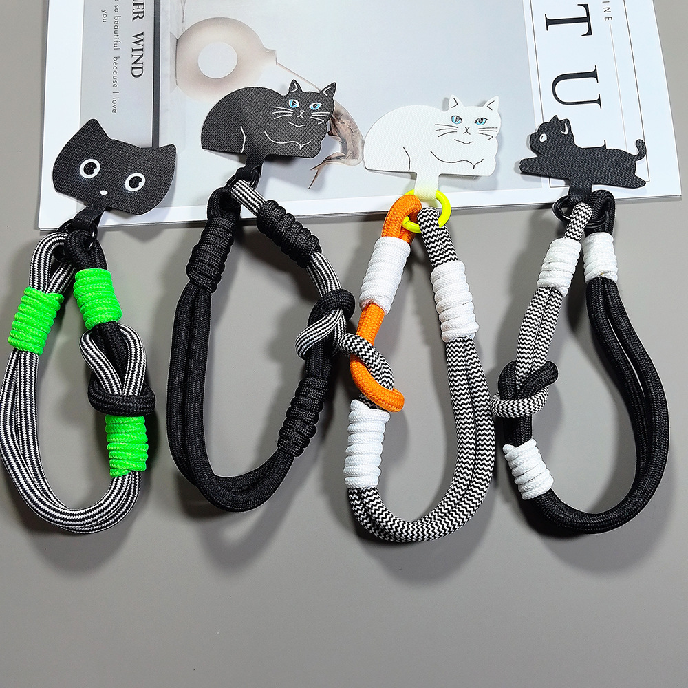 韩版创意卡通猫多巴胺手机挂绳