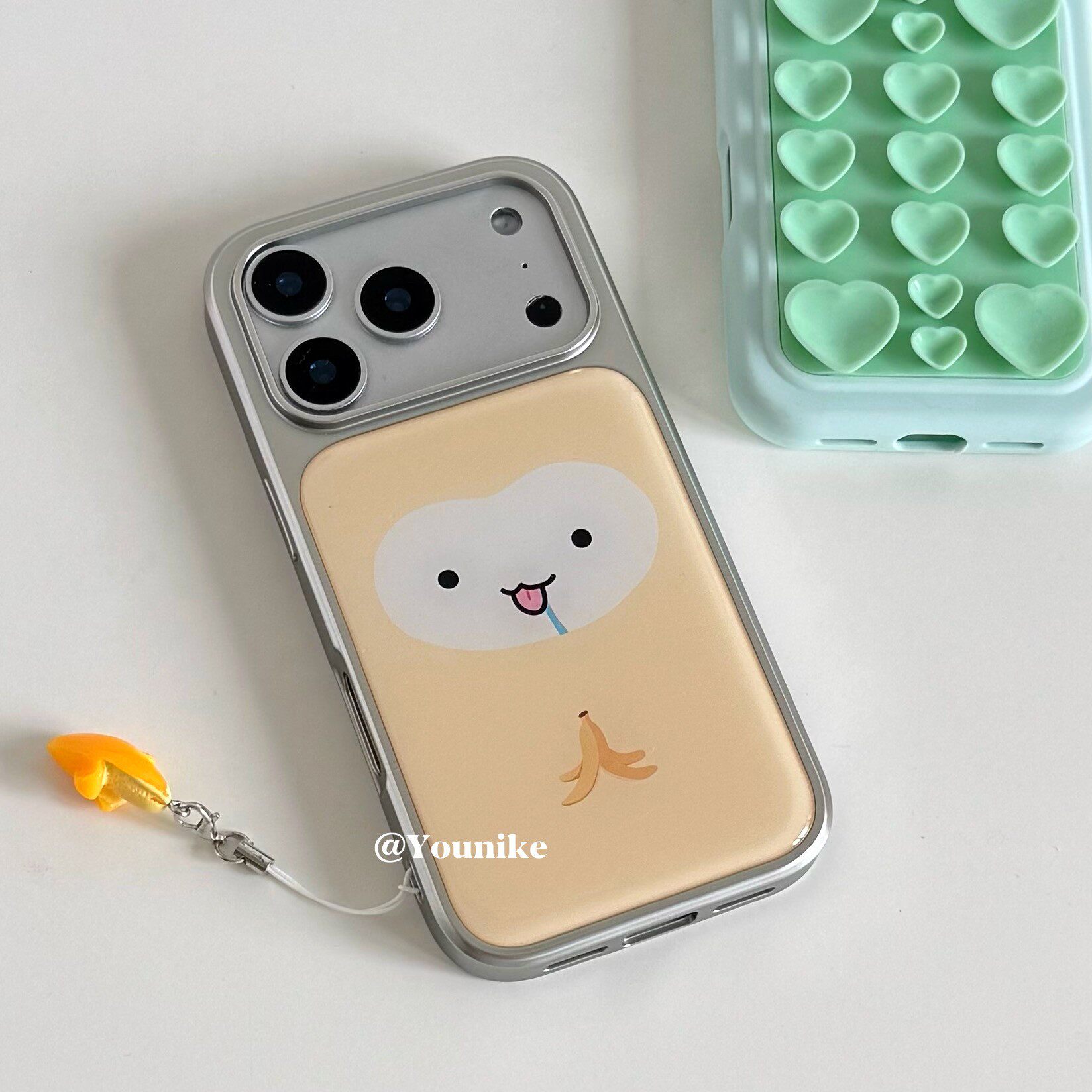 韩系ins古早可爱香蕉小萌猴治愈适用iphone17pro/17promax保护壳苹果16手机壳16promax保护套15防摔13/14外壳