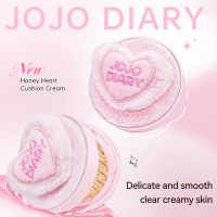 莱雅遐JOJO DIARY爱心密语毛绒气垫BB霜轻薄遮瑕奶油肌持妆干皮气