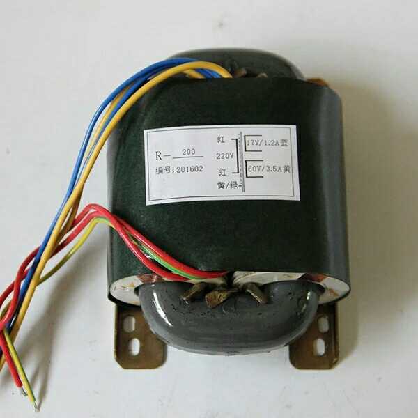 定做R-200变压器 220V转17V1.2A 60V/3.5A 5W-2000W接受定做