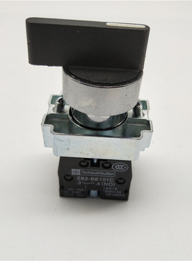 22MM孔径长柄XB2-BJ25两档二位选择旋转换按钮开关ZB2-BE101 102