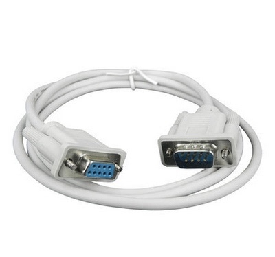 1.5米9针串口线针对孔 RS232线COM线 DB9公对母线直联1.5/3/5米