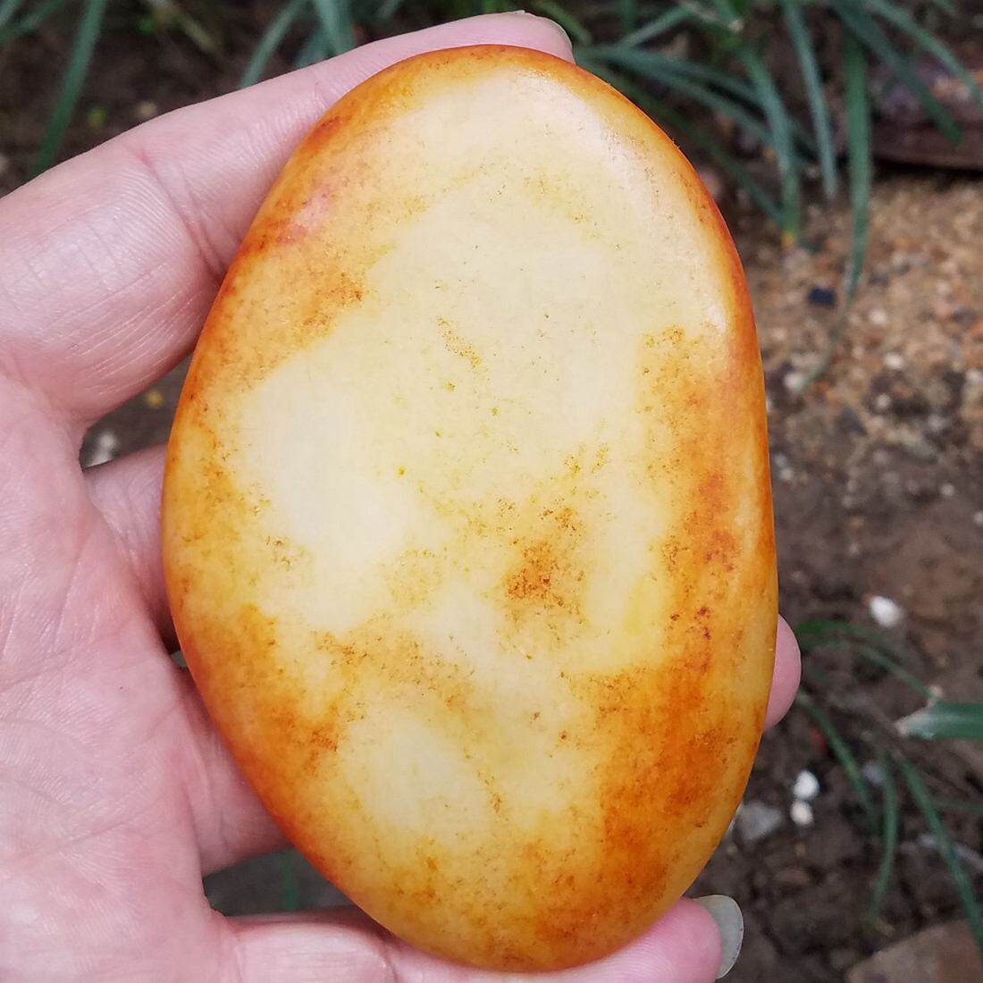 寻顾和田玉毛料原石玉料玉石摆件