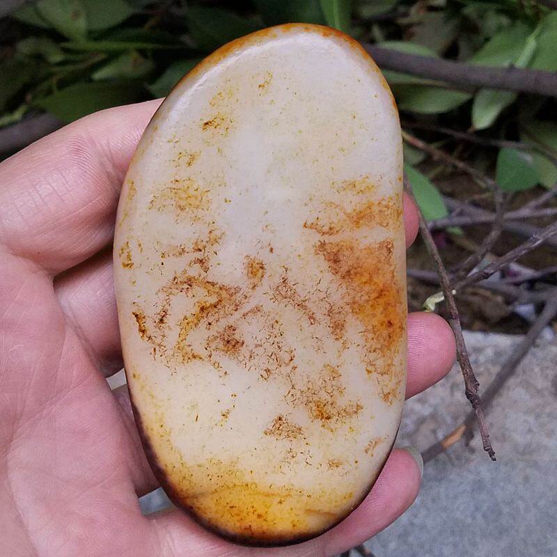 寻顾和田玉毛料原石玉料玉石摆件