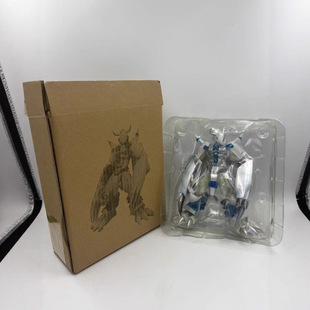 现货 战斗暴龙兽 数码 白色 GK手办动漫雕像摆件 宝贝