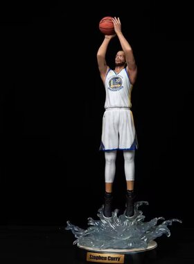 NBA篮球明星勇士队GK30号库里雕