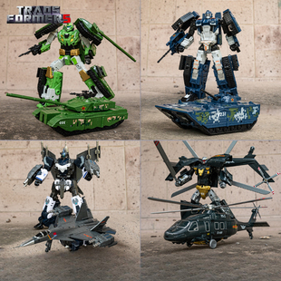 变形机器人玩具金刚军事飞机汽车坦克手办部分合金儿童3 6岁