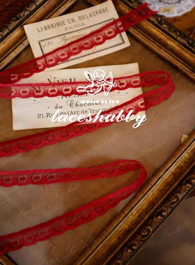 法国进口古法列维斯蕾丝leaves lace手工DIY高定法蕾丝花边-095