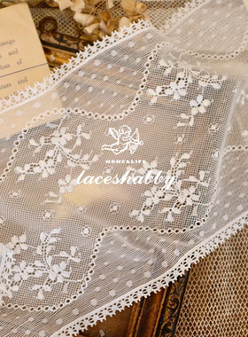 法国国宝级古法列维斯蕾丝leaves lace手工DIY高定蕾丝花边-035