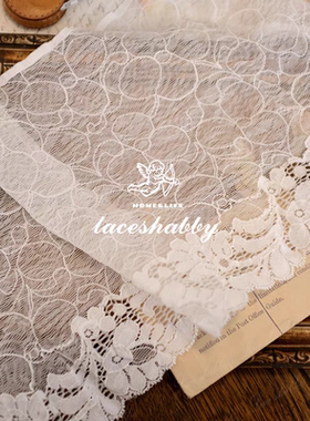 法国国宝级古法列维斯蕾丝leaves lace手工DIY高定蕾丝花边-080