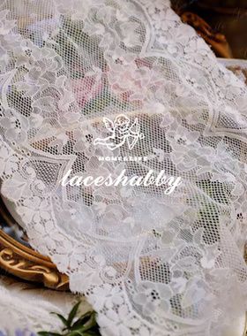 法国进口古法列维斯蕾丝leaves lace手工DIY高定法蕾丝花边-114
