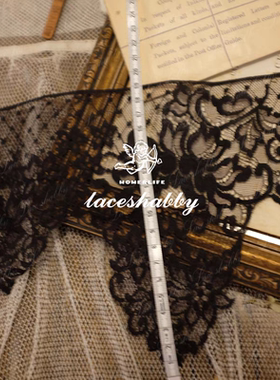 法国国宝级古法列维斯蕾丝leaves lace手工DIY高定蕾丝花边-052