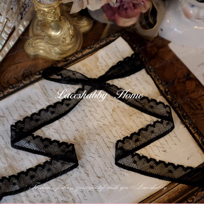 法国进口古法列维斯蕾丝leaves lace手工DIY高定法蕾丝花边-227