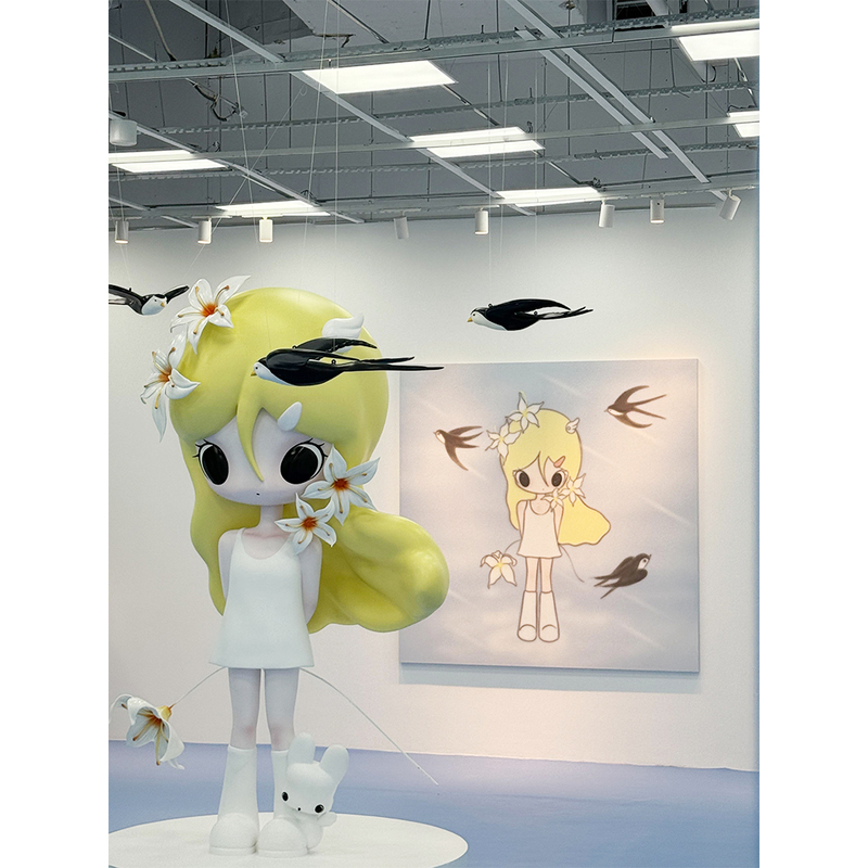 野有上秋卡通童趣卧室挂画你已经很好瞭儿童房装饰画治愈客厅壁画