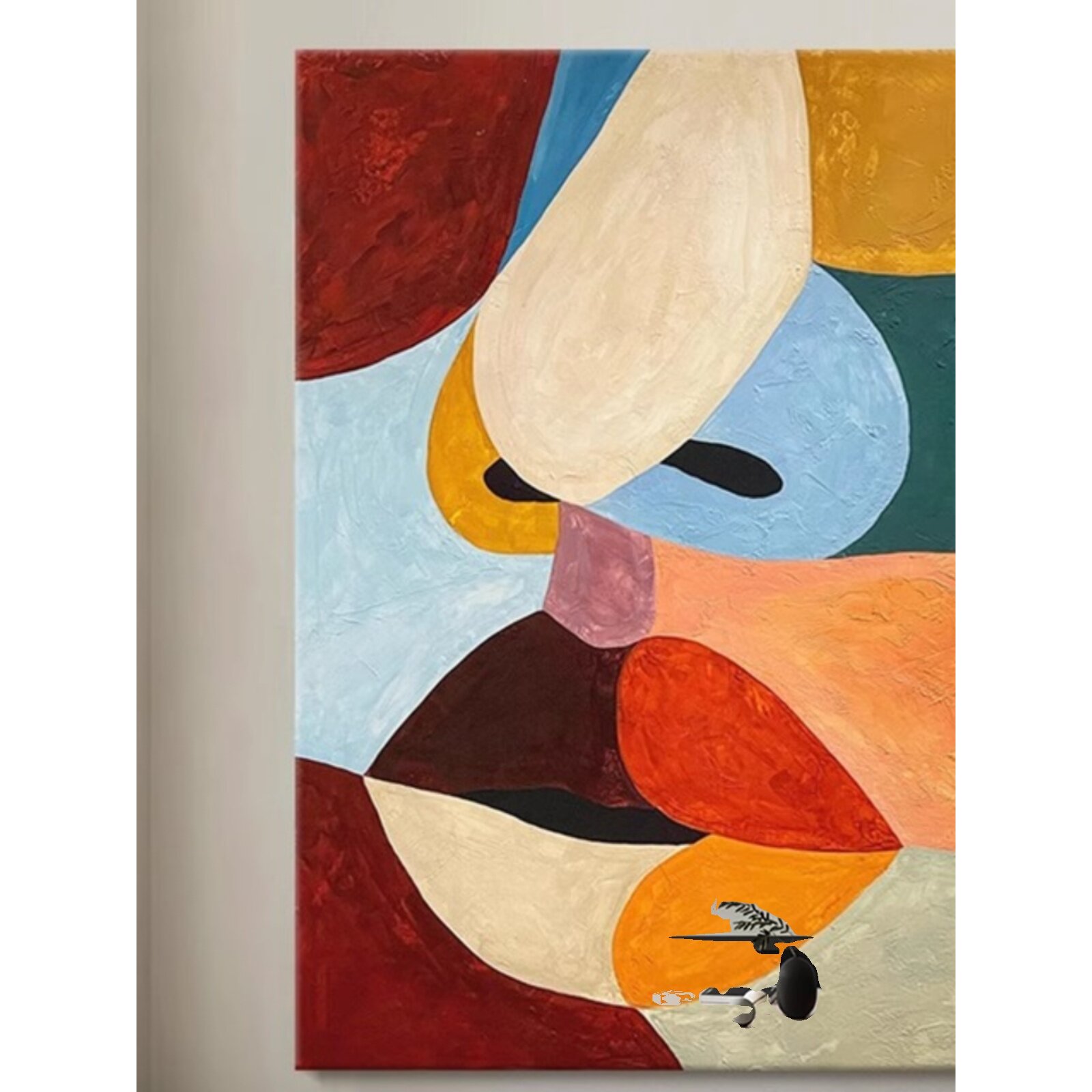 北欧抽象艺术人物玄关客厅波普风装饰画高级酒店大堂民宿轻奢挂画