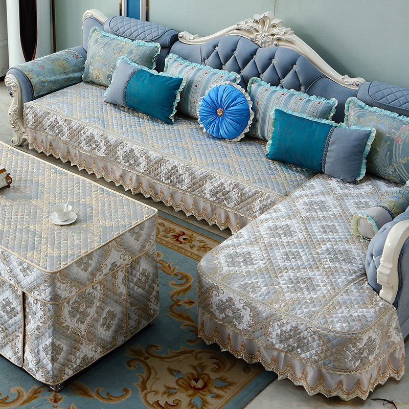 欧式沙发垫 全包U型坐垫套四季通用防滑奢华简欧布艺沙发套罩包邮,居家布艺,沙发垫,淘宝优惠券,粉丝福利购,淘宝优惠卷