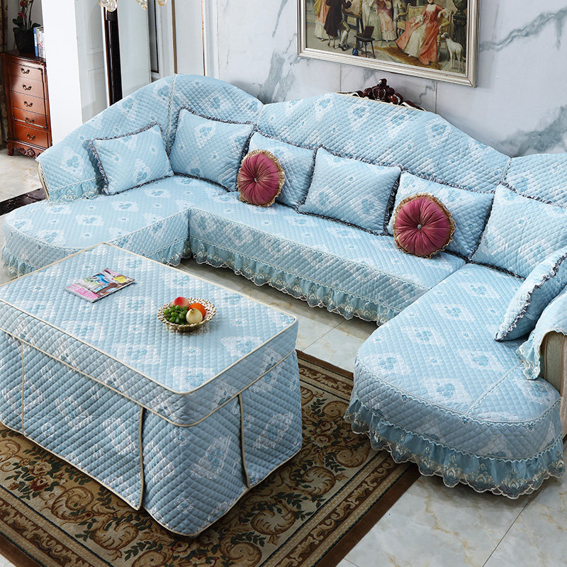 欧式沙发套罩 靠背巾全包套全盖u型垫罩 四季通用简欧亚麻套包邮