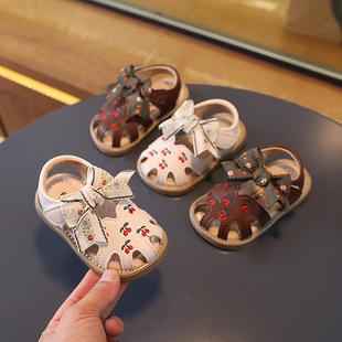 夏季 2岁女宝宝凉鞋 小童鞋 子八九十个月软底公主鞋 婴儿学步鞋