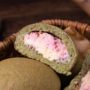 百香果草莓!抹茶纯手工手作全麦欧包代餐饱腹感即食冰袋现做现发