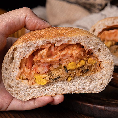 全麦山东早餐零食甜辣蟹柳肉松