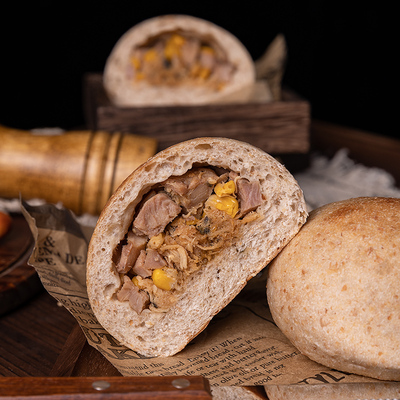 鸡肉味无蔗糖早餐饱腹粗粮面包