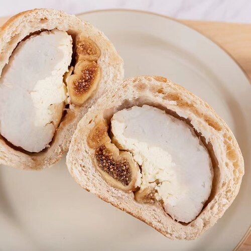 奶酪烟台面包全麦欧包无花果芋泥