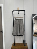 高品质呢料内衬网纱拼接半身裙秋冬款 气质 百搭复古时尚