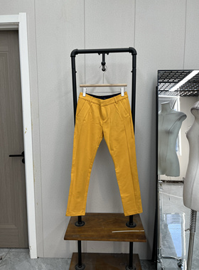 RMEO牌时尚休闲裤春秋款百搭复古宽松小直筒微弹力款