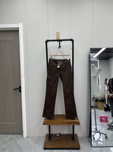 复古棕色款 高品质新款 气质春秋款 百搭直筒休闲长裤 时尚