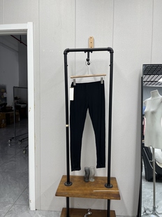 柔软舒适显瘦百搭款 黑色松紧腰打底裤 高弹力春夏款