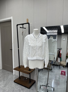 蕾丝外套棒球服春秋款宽松休闲气质甜美淑女通勤款