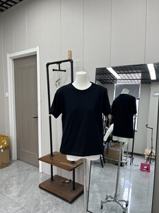 夏季简约圆领宽松T恤衫女百搭休闲气质上衣黑色基础