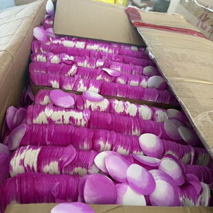 粉色花瓣纸 舞台撒纸仿真花瓣彩色碎纸 撒花机飘纸机填充花瓣