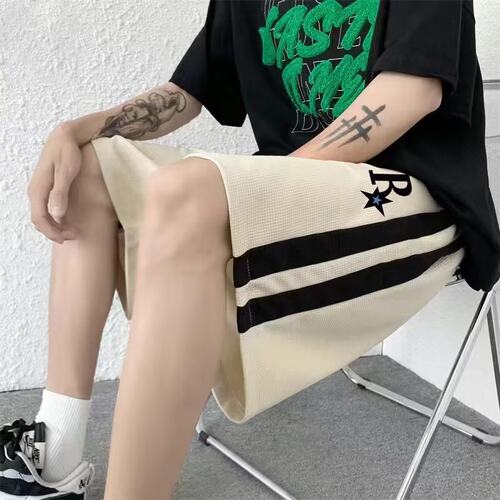 休闲裤男士夏季新款薄款透气百搭运动中裤子潮流新品时尚五分短裤