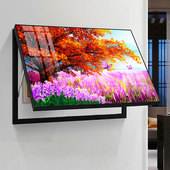 免打孔电表箱北欧风景挂画家用遮挡配电箱壁画总开关电闸箱装 饰画