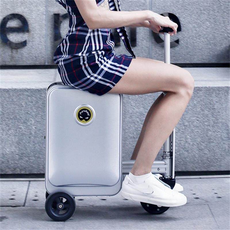 airwheel爱尔威电动行李箱骑行旅行箱拉杆登机箱黑科技潮流代步车